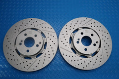 Mercedes Gt53 E63 C63 Cls63 Amg front brake diksc rotors 2pcs TopEuro #12932