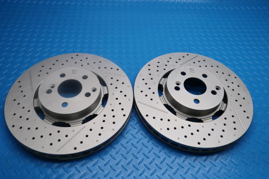 Mercedes Gt53 E63 C63 Cls63 Amg front brake diksc rotors 2pcs TopEuro #12932