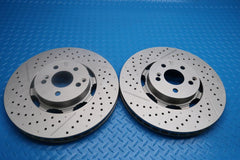 Mercedes Gt53 E63 C63 Cls63 Amg front brake diksc rotors 2pcs TopEuro #12932