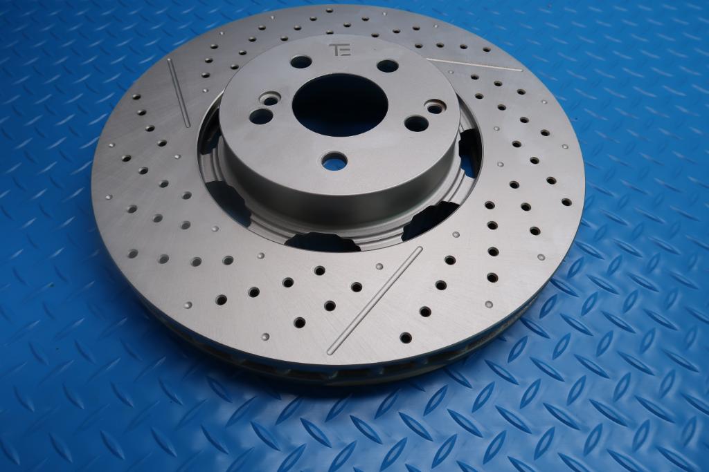 Mercedes Gt53 E63 C63 Cls63 Amg front brake diksc rotors 2pcs TopEuro #12932