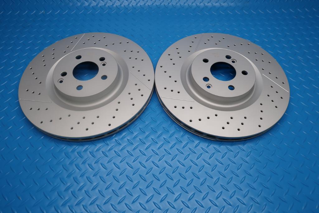 Mercedes Gt53 Amg rear brake disc rotors 2pcs TopEuro #12935