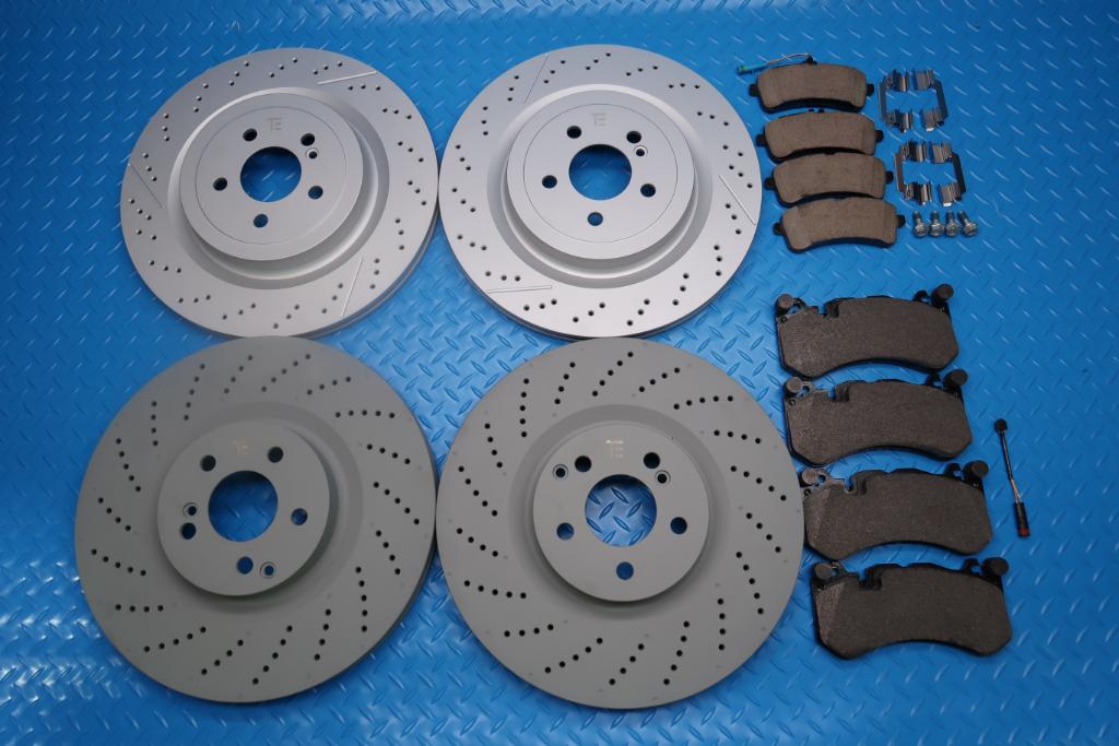 Mercedes Benz C63 Amg front rear brake pads & rotors TopEuro #12940