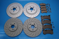 Mercedes Benz C63 Amg front rear brake pads & rotors TopEuro #12940