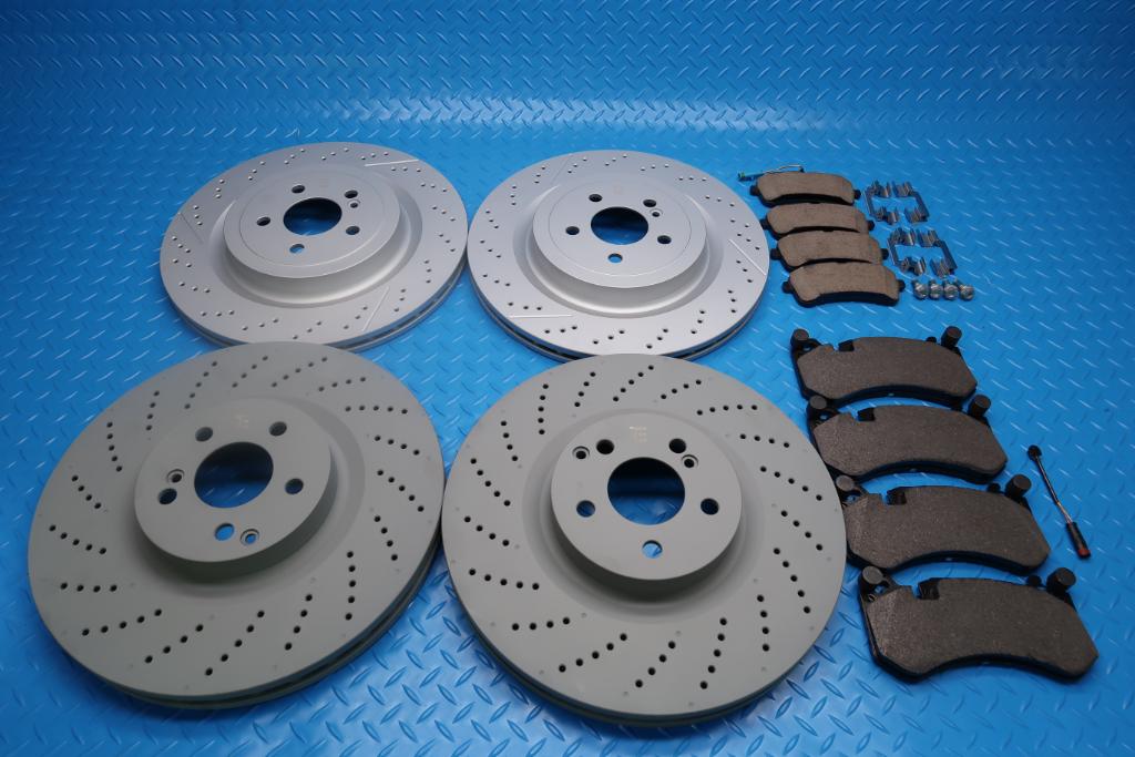 Mercedes Benz C63 Amg front rear brake pads & rotors TopEuro #12940
