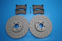 Mercedes Benz C63 Amg front brake pads & rotors TopEuro #12942