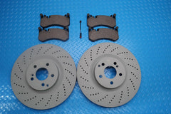 Mercedes Benz C63 Amg front brake pads & rotors TopEuro #12942