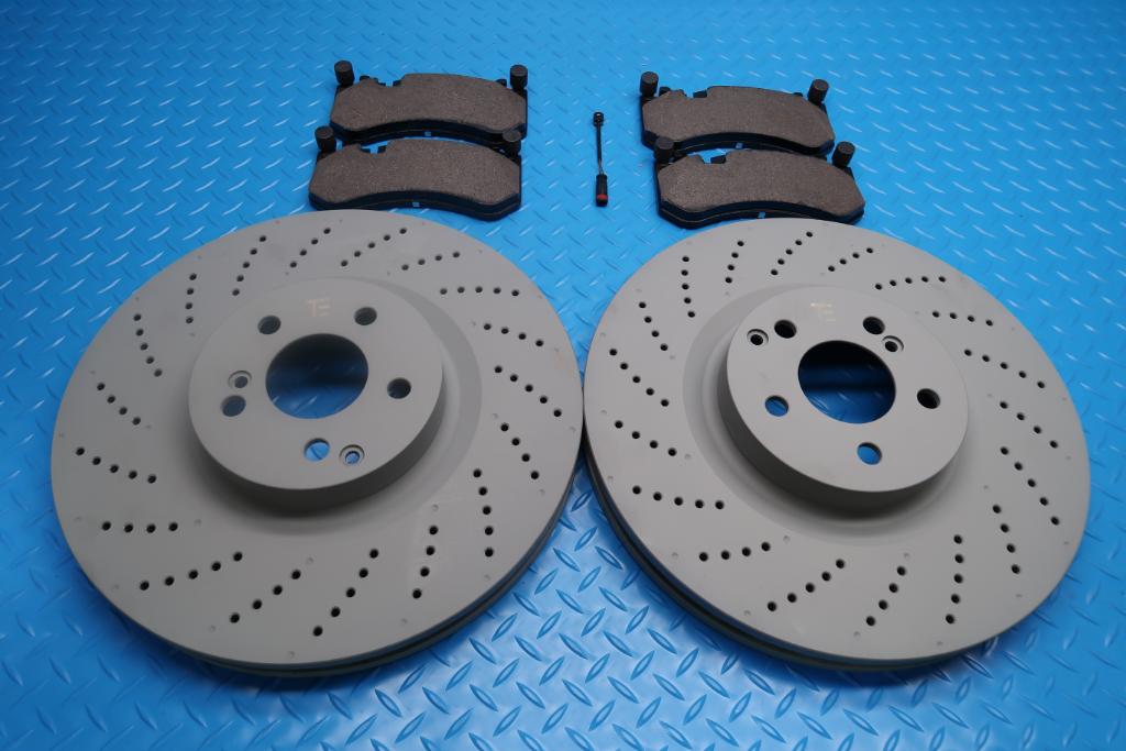 Mercedes Benz C63 Amg front brake pads & rotors TopEuro #12942
