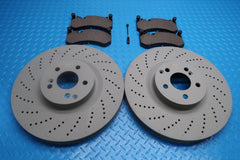 Mercedes Benz C63 Amg front brake pads & rotors TopEuro #12942