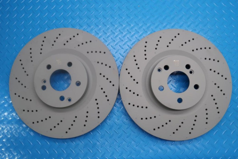 Mercedes Benz C63 Amg front brake disk rotors TopEuro #12943