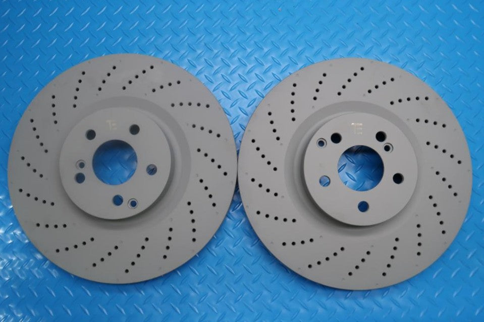 Mercedes Benz C63 Amg front brake disk rotors TopEuro #12943
