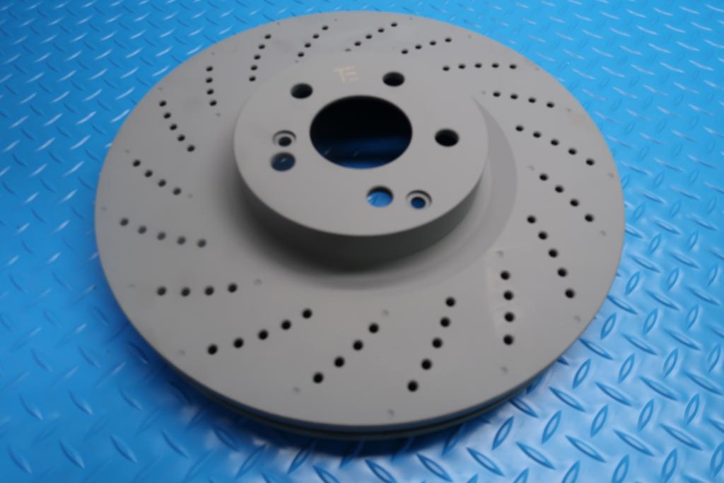 Mercedes Benz C63 Amg front & rear brake disc rotors TopEuro #12941
