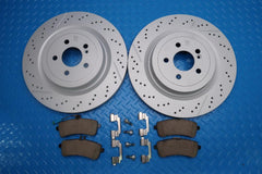 Mercedes Benz C63 Sl63 Sl65 Amg rear brake pads & rotors TopEuro #12945