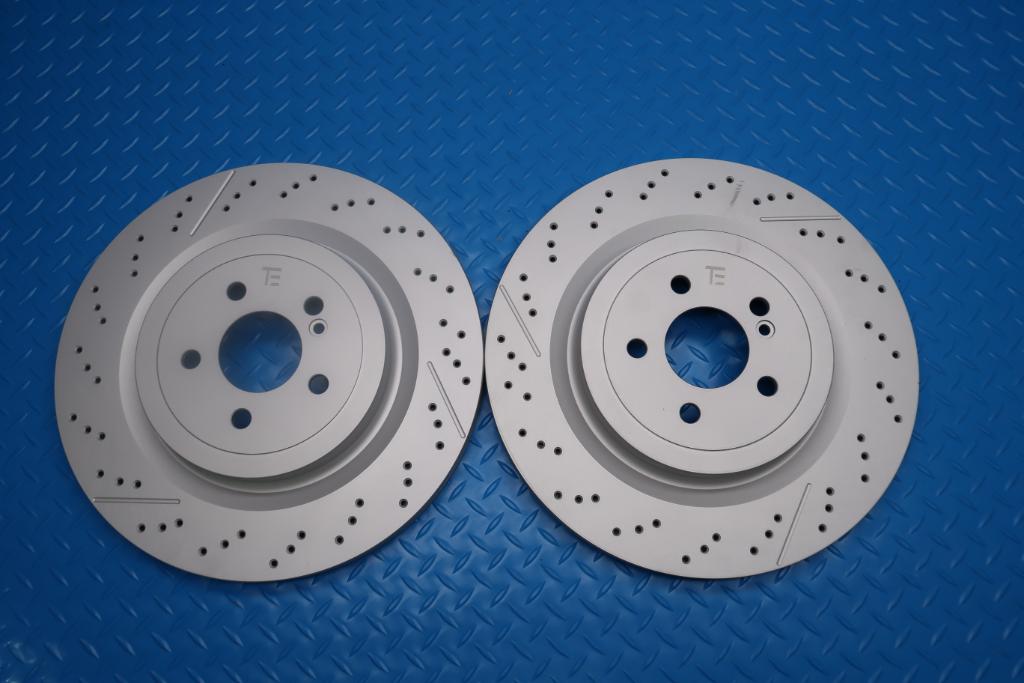 Mercedes Benz C63 Sl63 Sl65 Gt63 Gt Amg rear brake disc rotors 2pcs TopEuro #12946