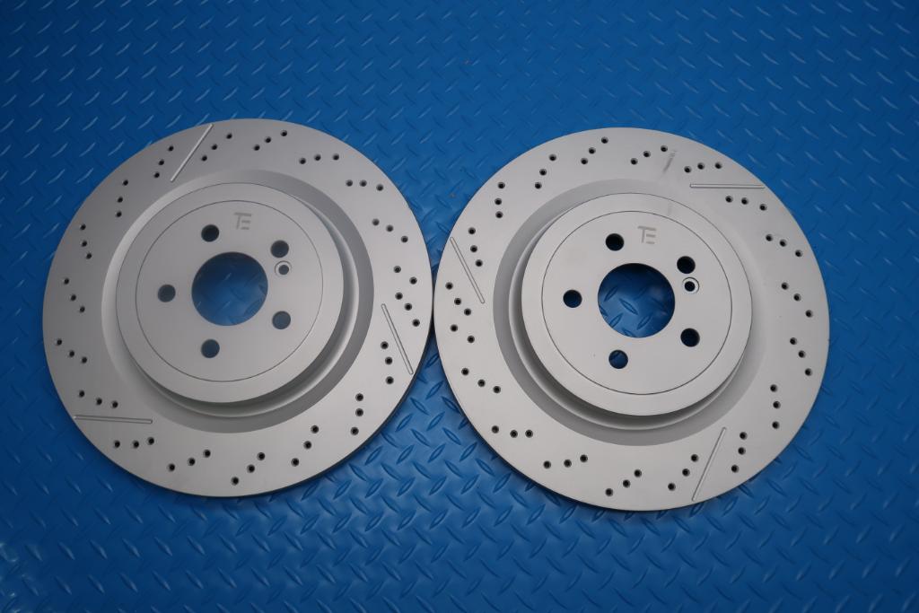 Mercedes Benz C63 Sl63 Sl65 Gt63 Gt Amg rear brake disc rotors 2pcs TopEuro #12946