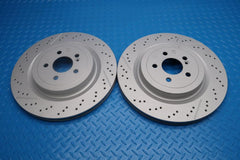 Mercedes Benz C63 Sl63 Sl65 Gt63 Gt Amg rear brake disc rotors 2pcs TopEuro #12946