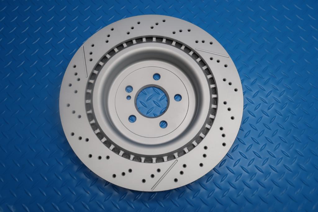 Mercedes Benz C63 Amg front & rear brake disc rotors TopEuro #12941