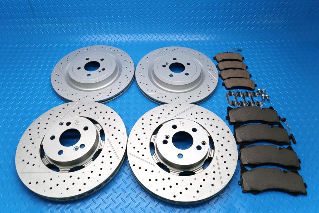 Mercedes Gt front rear brake pads & rotors TopEuro #12962