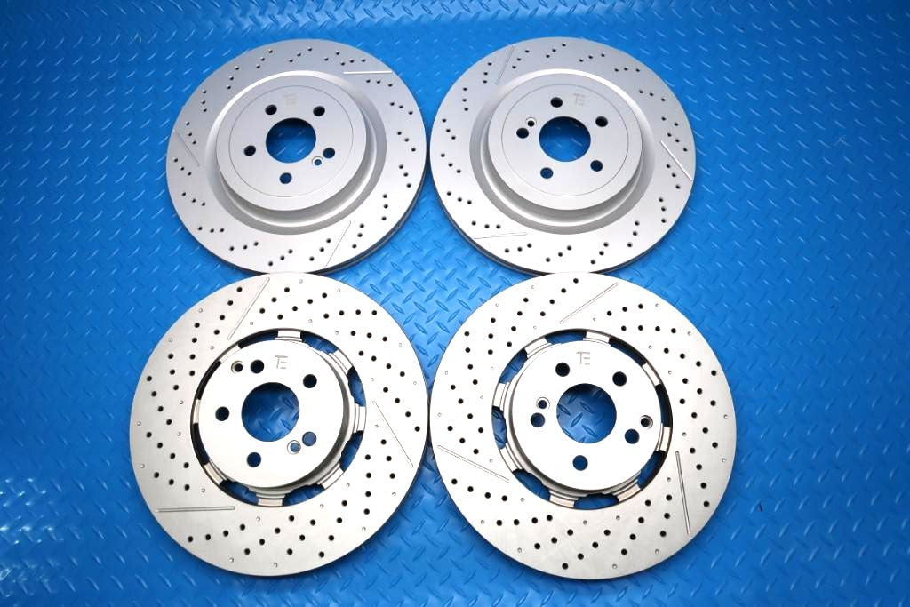 Mercedes Gt front & rear brake disc rotors TopEuro #12963