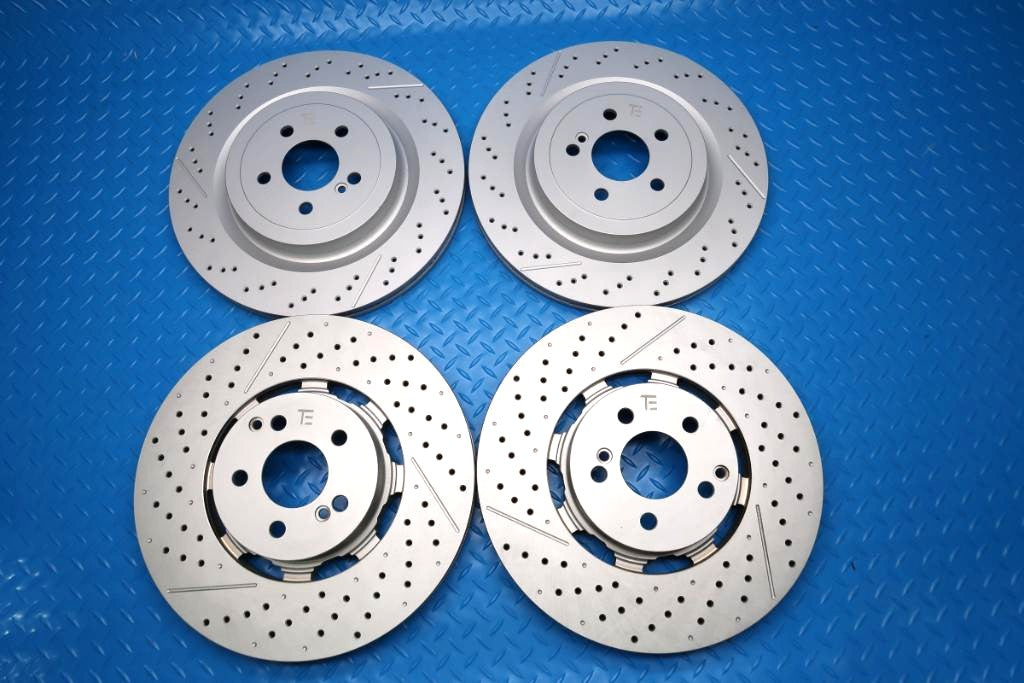Mercedes Gt front & rear brake disc rotors TopEuro #12963