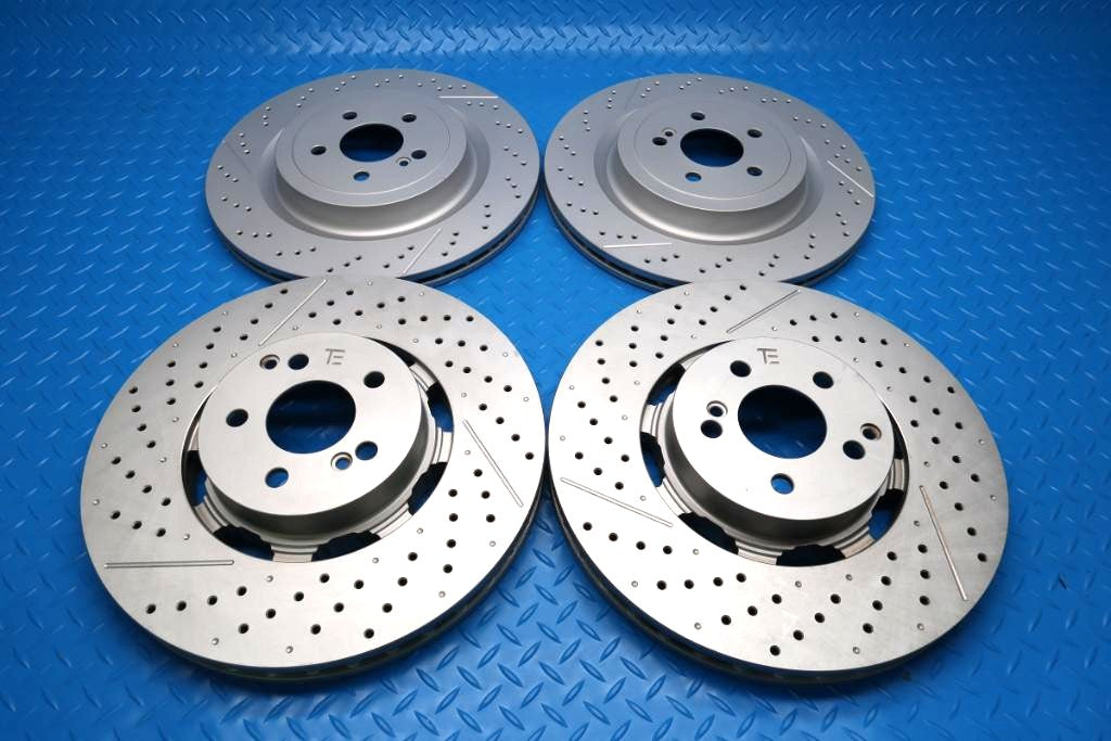 Mercedes Gt front & rear brake disc rotors TopEuro #12963