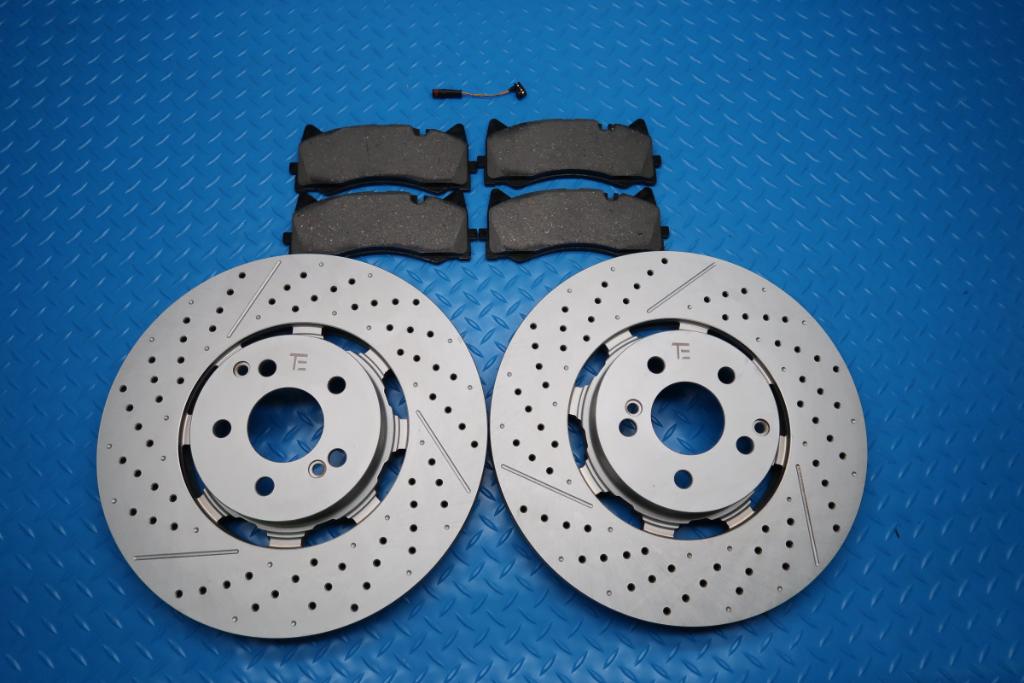 Mercedes Gt front brake pads & rotors TopEuro #12964