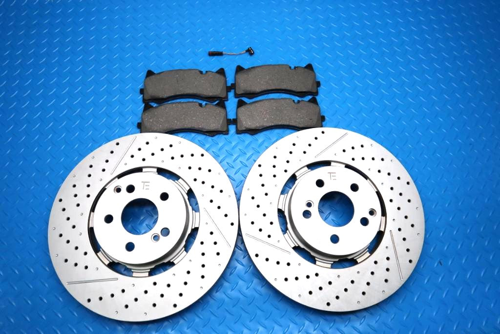 Mercedes Gt front brake pads & rotors TopEuro #12964