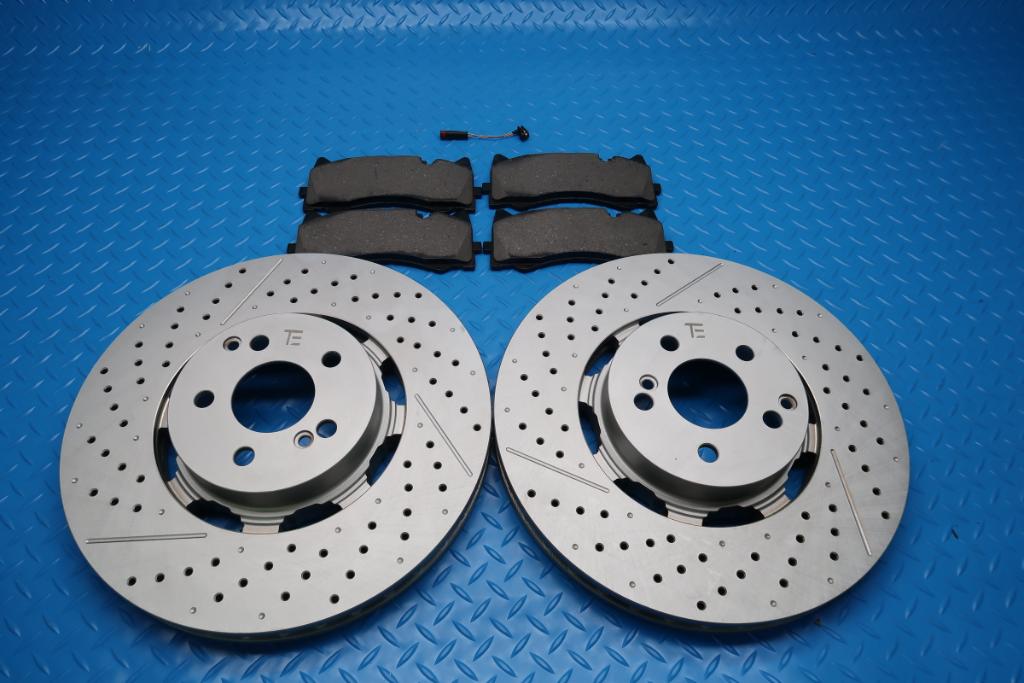 Mercedes Gt front brake pads & rotors TopEuro #12964
