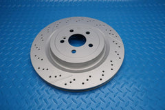 Mercedes Gt C63 Sl63 Sl65 rear brake disc rotor 1pc TopEuro #12969