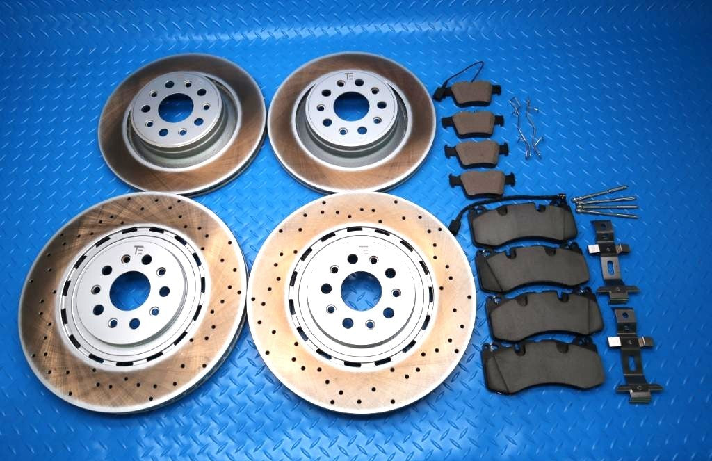 Maserati Levante front rear brake pads rotors TopEuro #13104