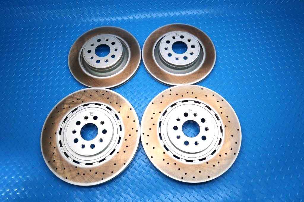 Maserati Levante front & rear brake disc rotors TopEuro #13103