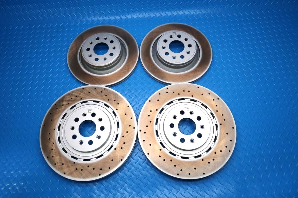 Maserati Levante front & rear brake disc rotors TopEuro #13103