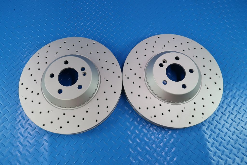 Mercedes S Class S550 S560 Maybach front rear brake pads & rotors TopEuro #11167