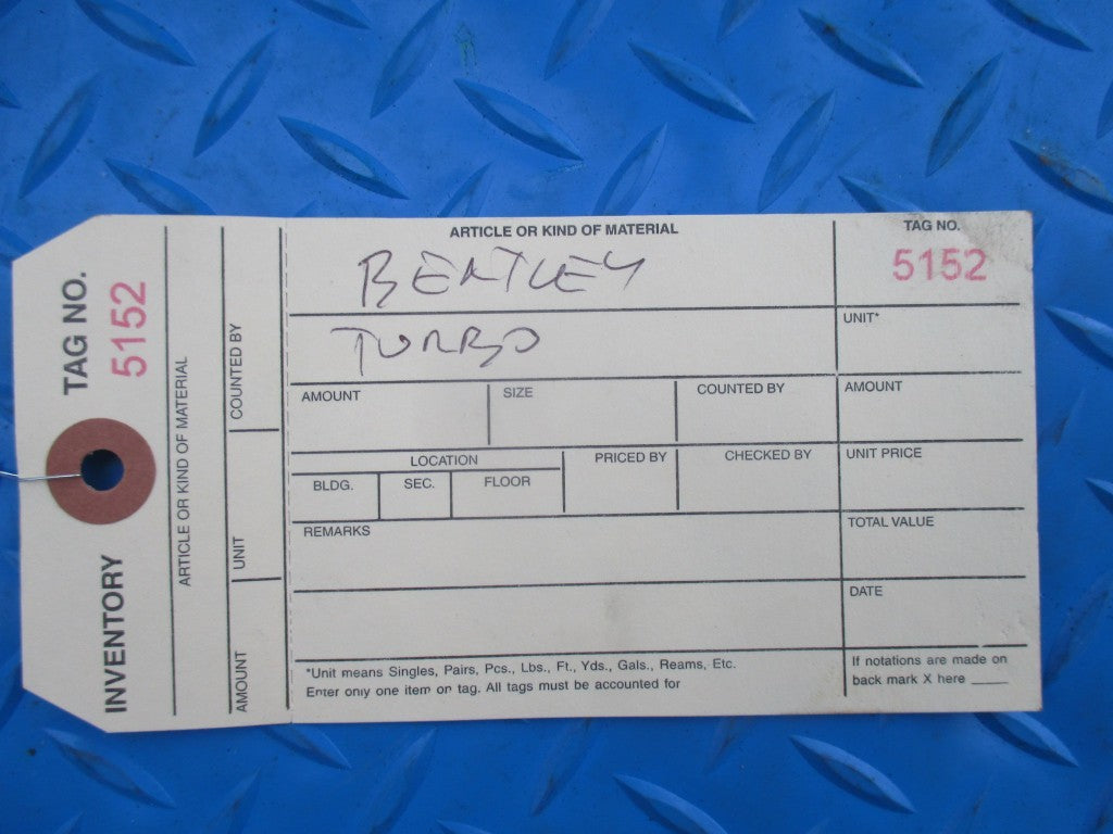 Bentley Bentayga right turbocharger turbo with manifold  #5152