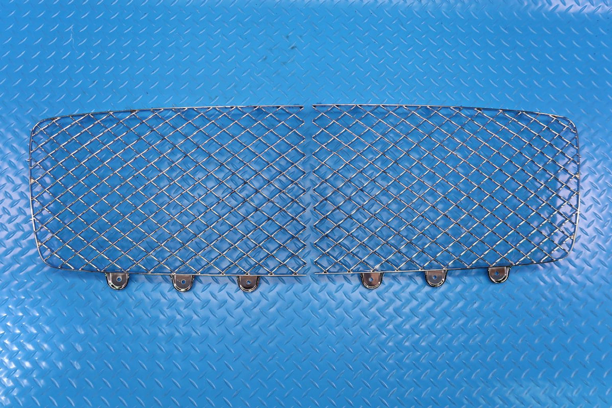 Bentley Gt Gtc front chrome radiator grille inserts left & right #12446