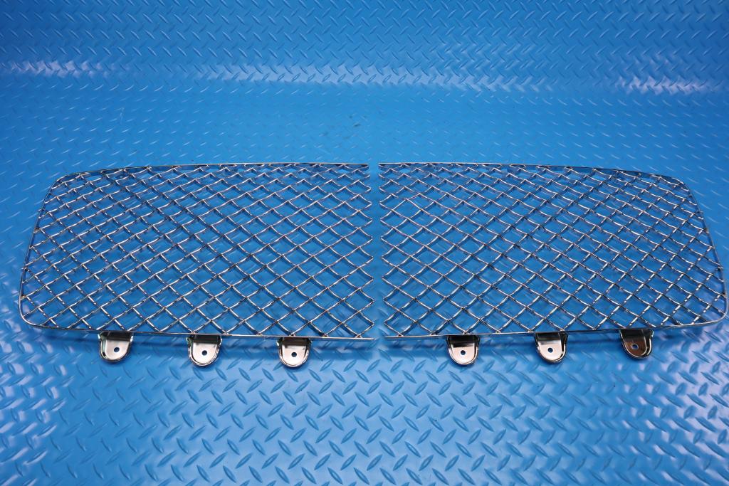 Bentley Gt Gtc front chrome radiator grille inserts left & right #12446