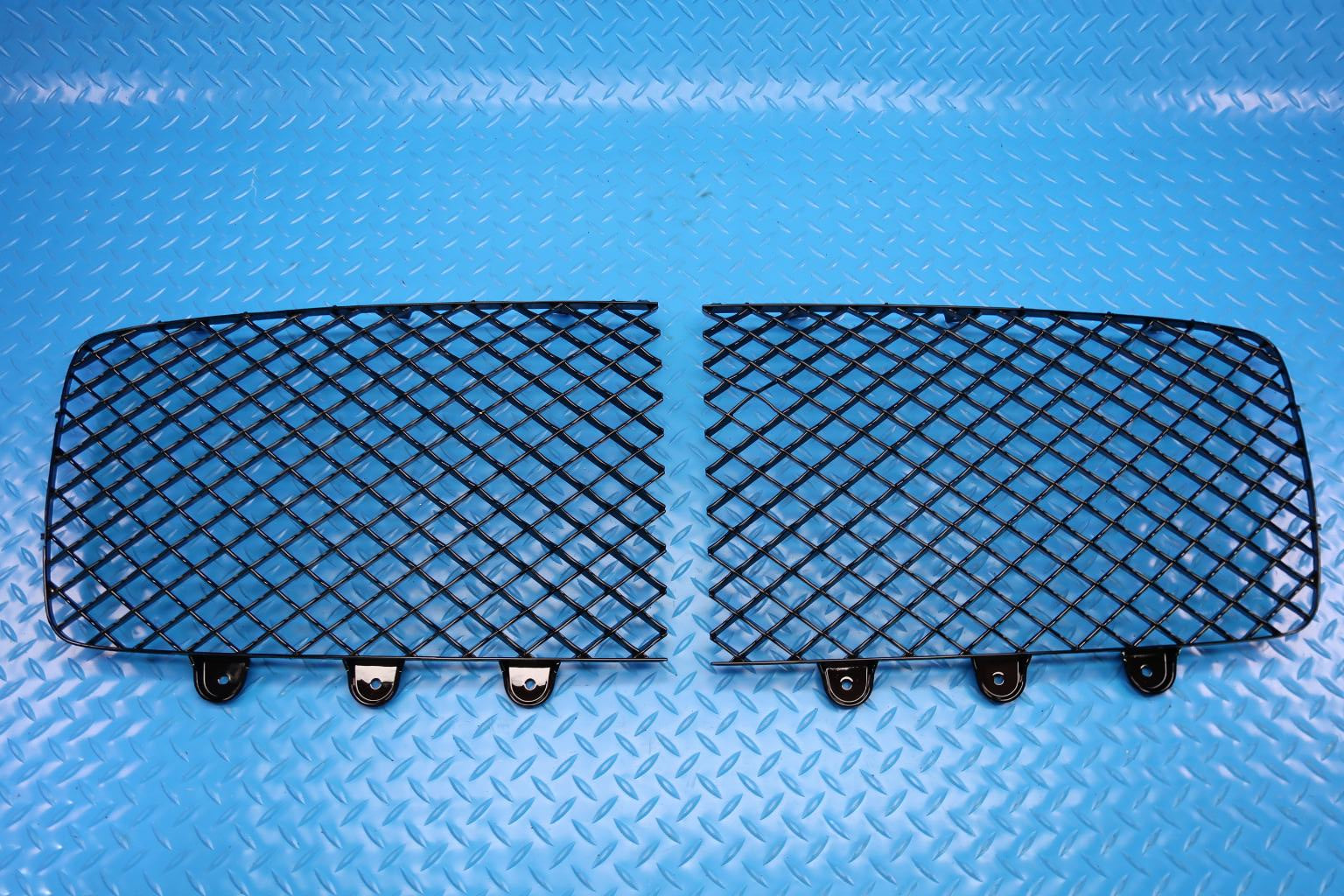 Bentley Gt Gtc front black radiator grille inserts + trim #12449
