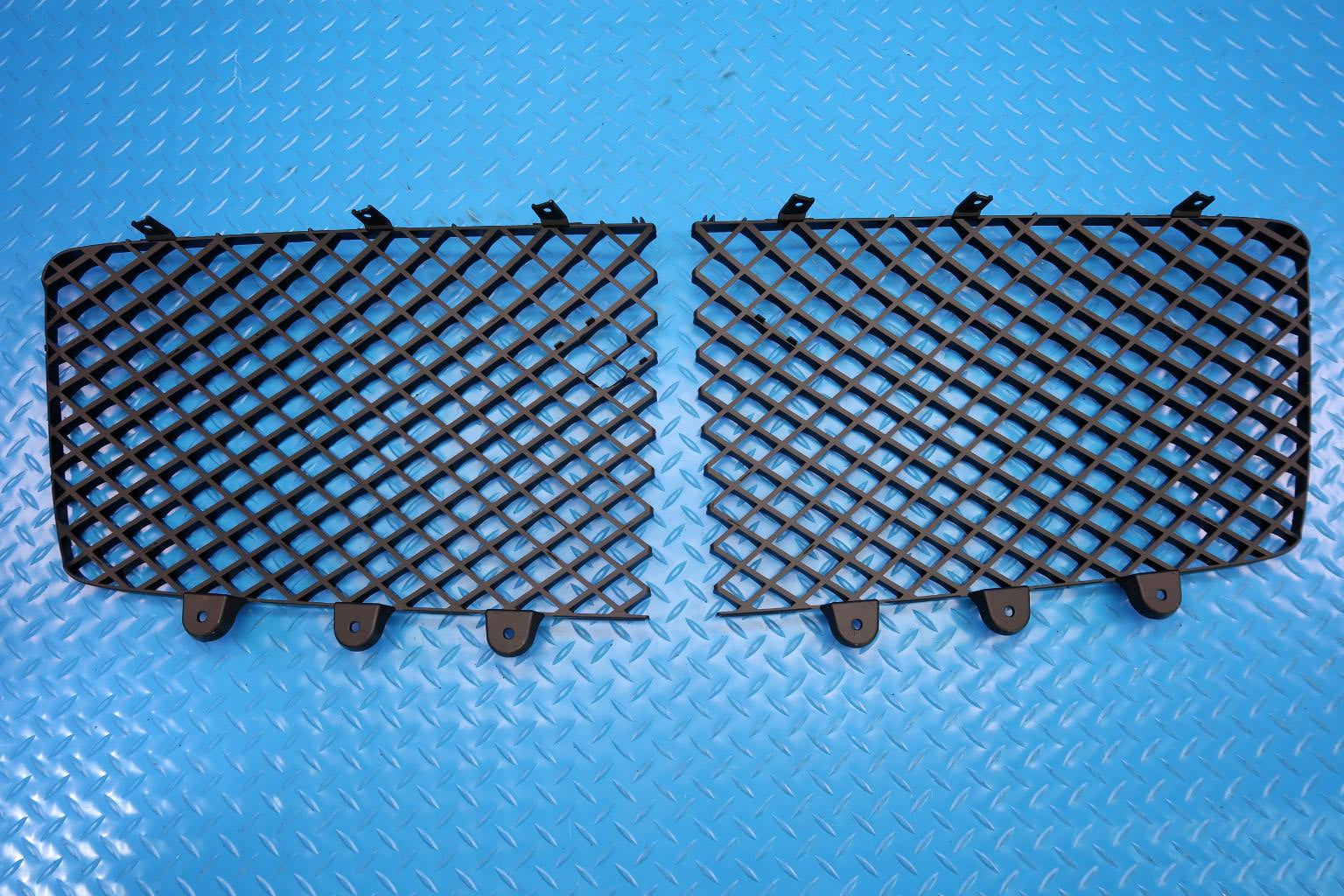 Bentley Gt Gtc front black radiator grille inserts + trim #12449
