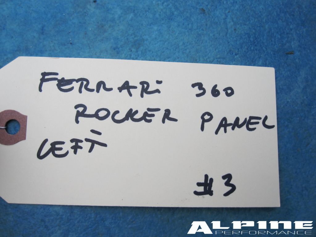 Ferrari 360 left rocker panel side skirt lh used #1656