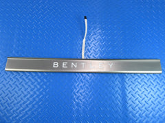 Bentley Continental GT GTC left door molding sill plate #2485