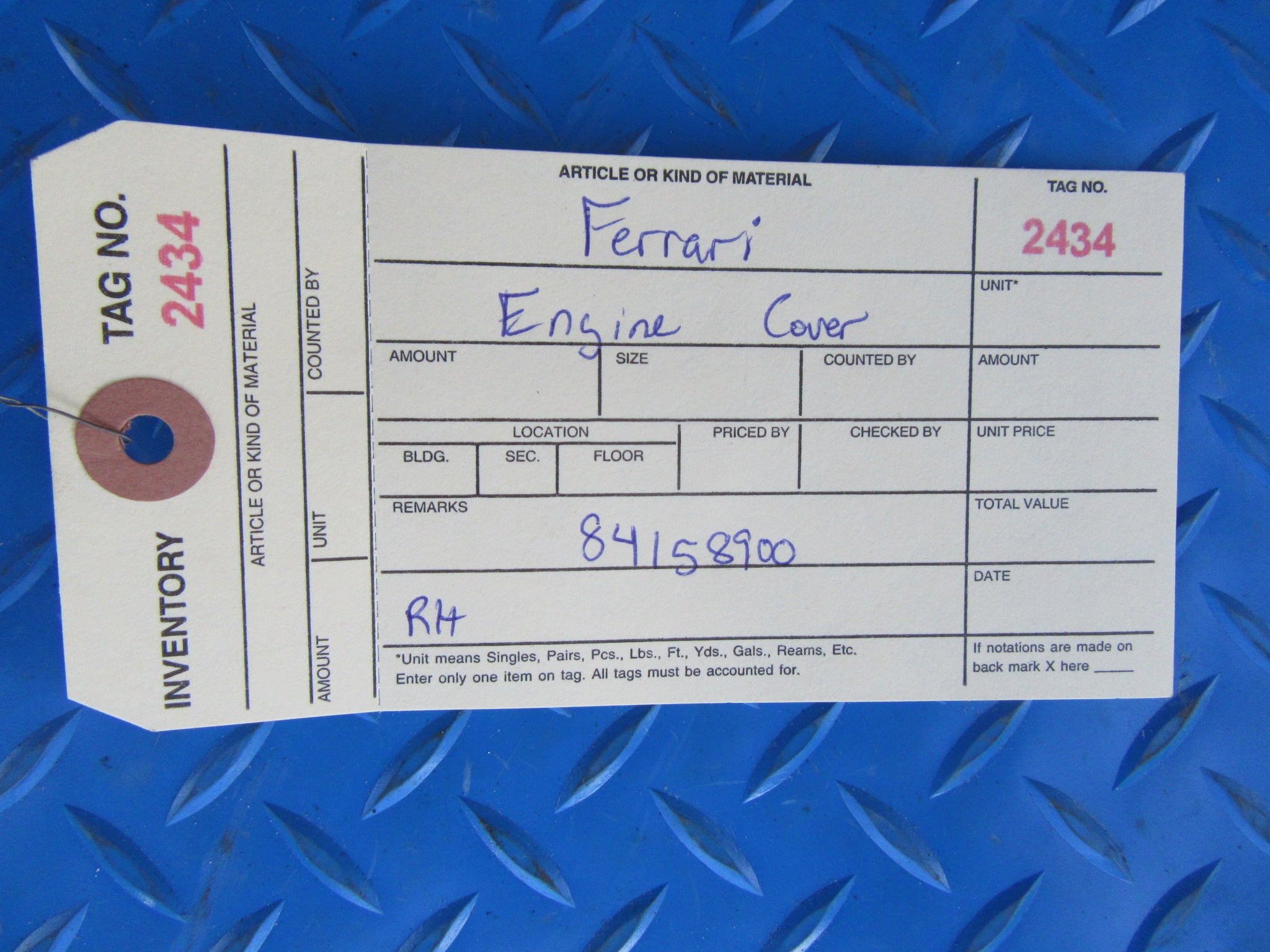 Ferrari F12 Berlinetta right engine cover #2434