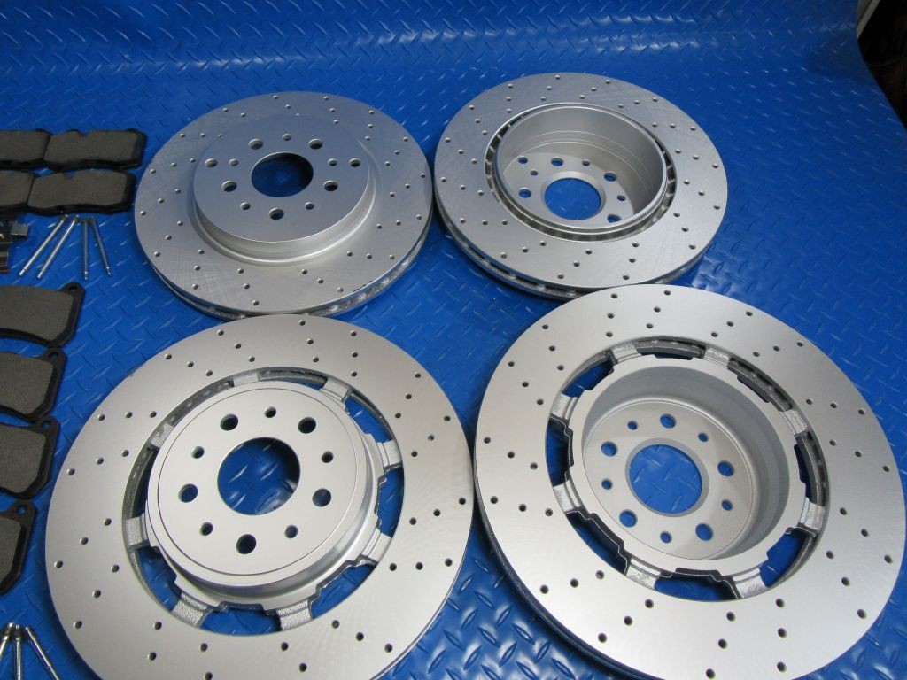 Maserati Quattroporte  front rear brake pads rotors PREMIUM QUALITY #7759