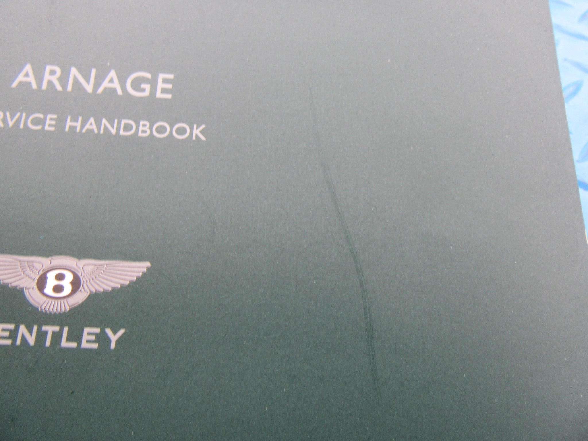 Bentley Arnage owners service consumer handbooks #2384