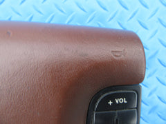 Bentley Continental Flying Spur GT GTC left driver steering wheel brown airbag #2377