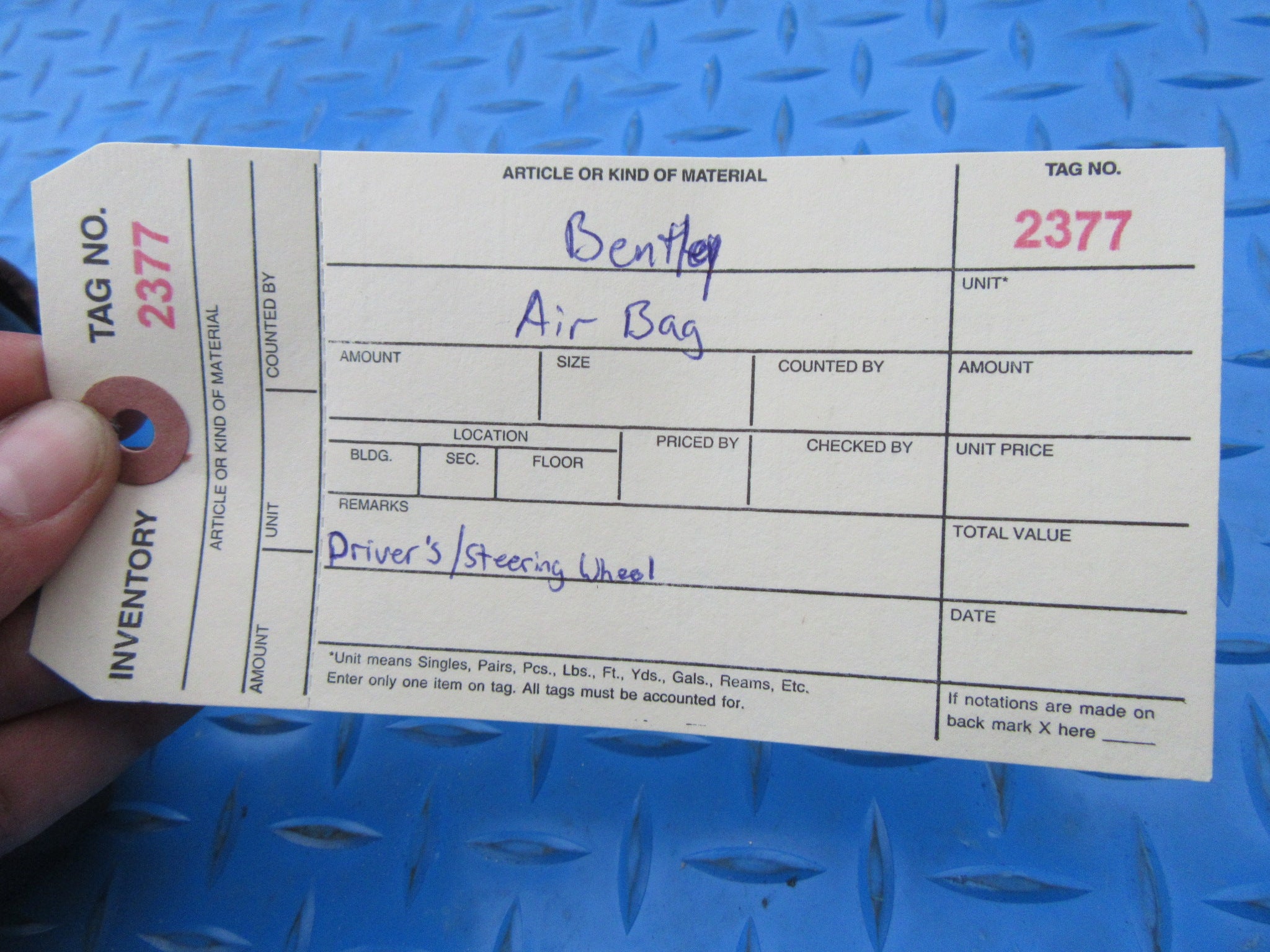 Bentley Continental Flying Spur GT GTC left driver steering wheel brown airbag #2377