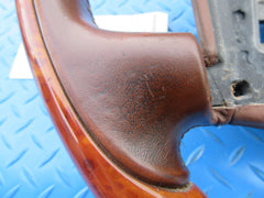 Bentley Continental Flying Spur GT GTC brown wood steering wheel #2378