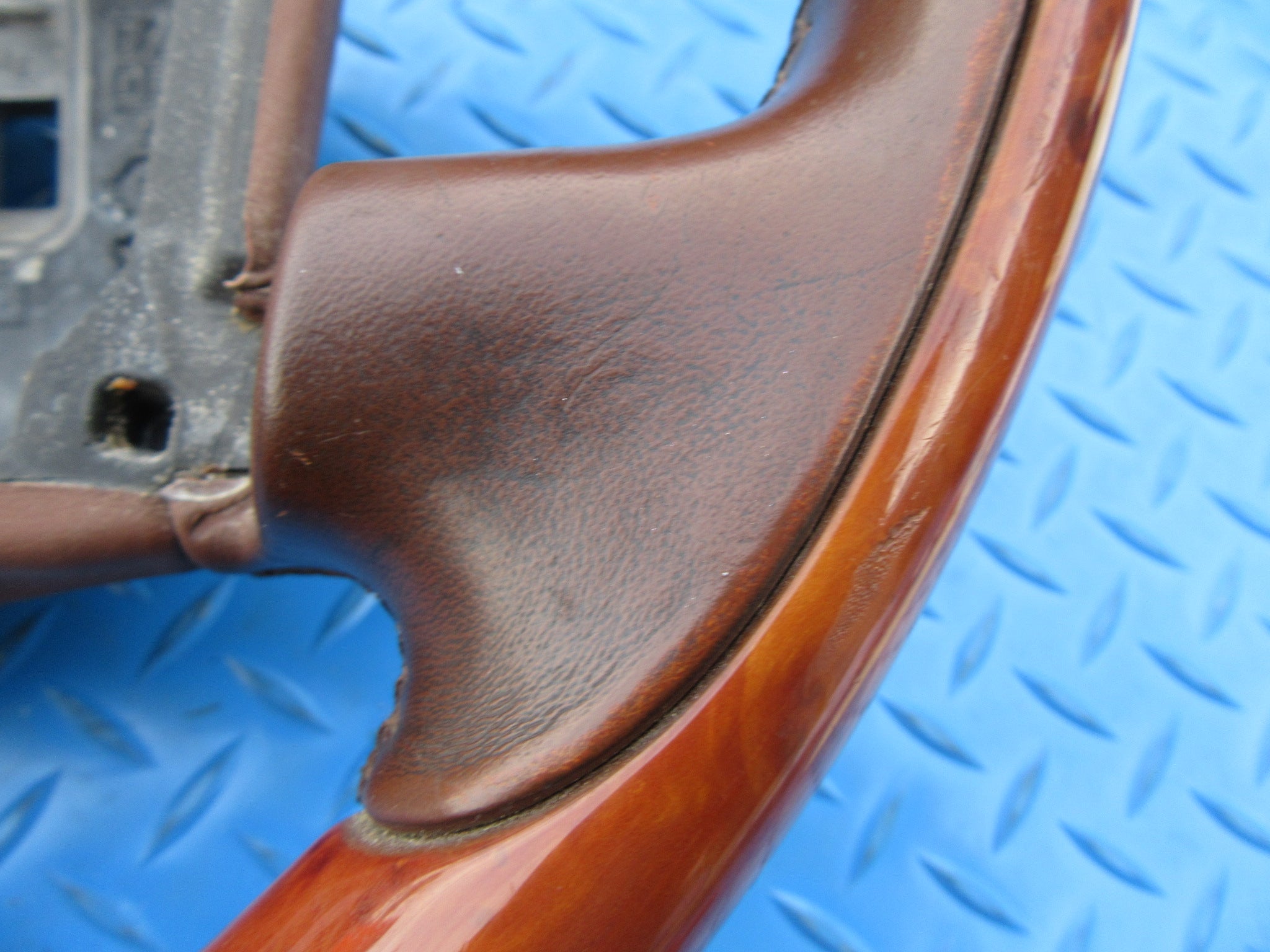 Bentley Continental Flying Spur GT GTC brown wood steering wheel #2378