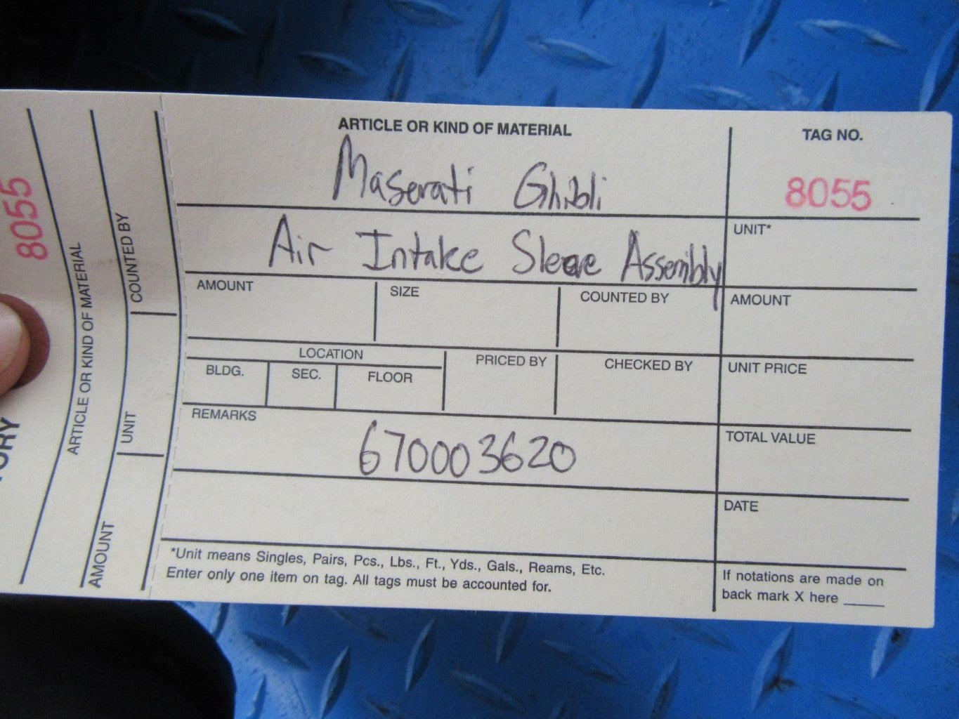 Maserati Ghibli Quattroporte SQ4 air intake tube sleeves assembly #8055