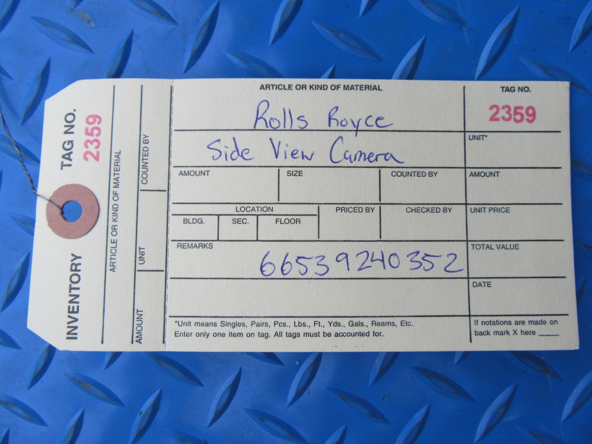 Rolls Royce Ghost Wraith Dawn Phantom side view camera #2359