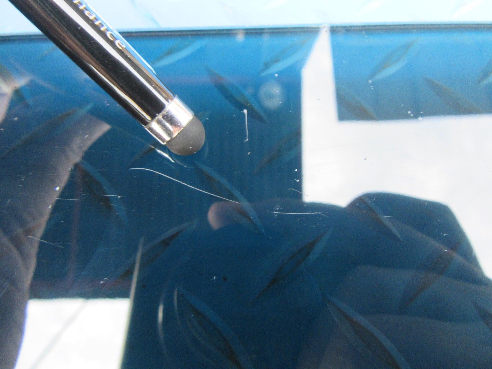 Maserati Quattroporte left rear door window glass #2351