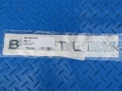 Bentley Continental GT GTC trunk logo lettering NEW OEM #2345